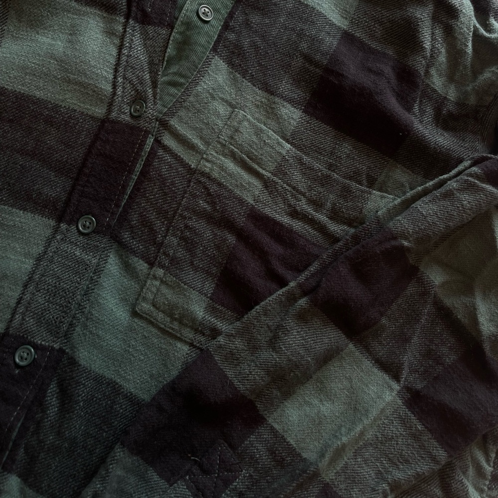 Green American Eagle Flannel Jacket